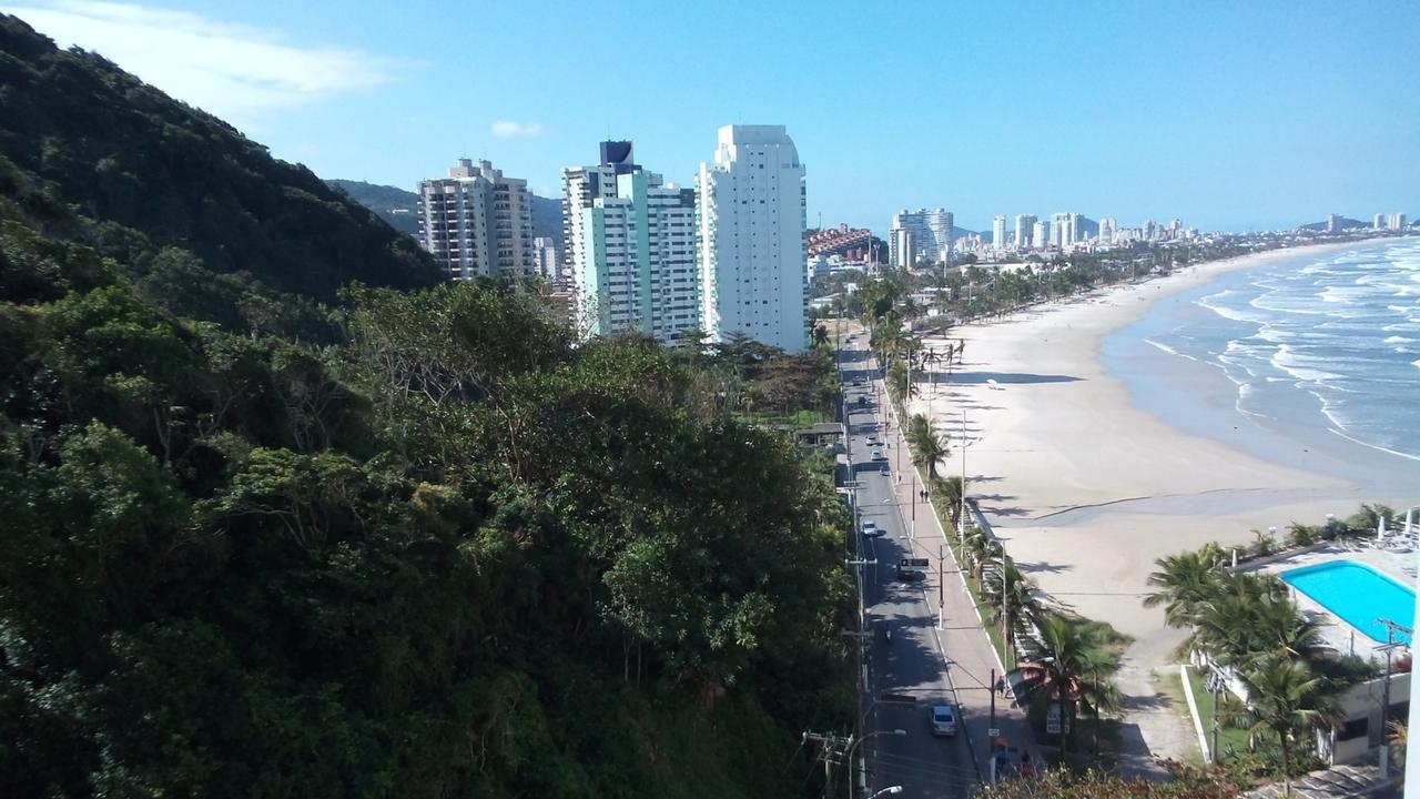 Apartamento Frente Para O Mar ,50 M Da Praia , Ar Condicionado Todos Quartos Guaruja Exterior photo